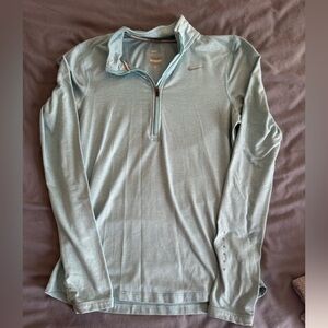 Nike Sky Blue Quarter-Zip Top